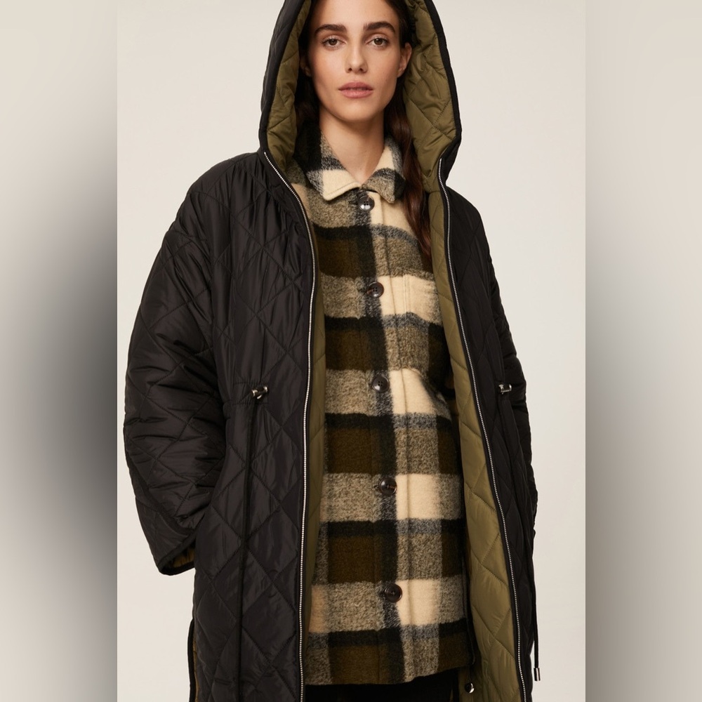 Maje‎ Reversible Quilted Jacket - Picture 5 of 9